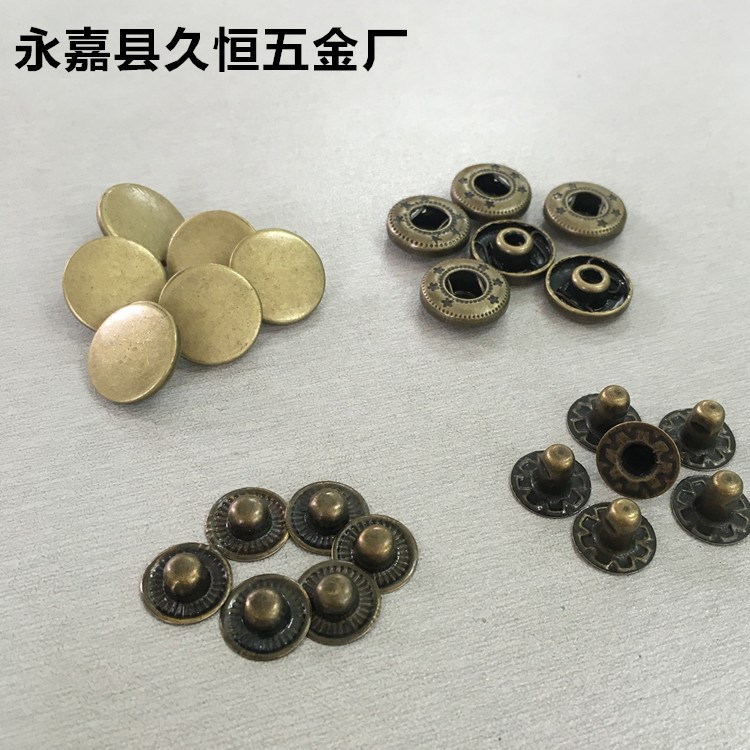 厂家直销831四合扣多种规格金属四合扣.铜质按扣 暗扣