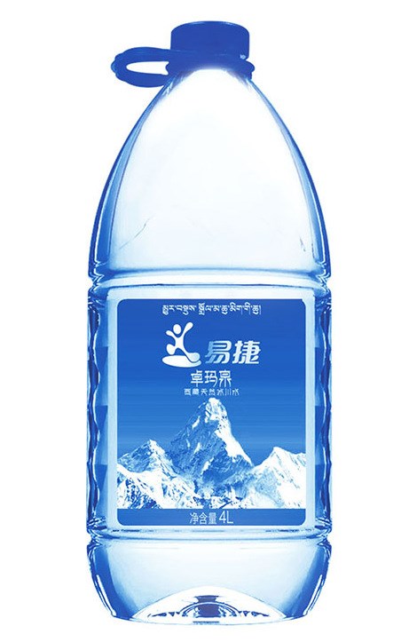 西藏矿泉水家庭天然饮用水矿泉水 易捷卓玛泉 4l 加油站