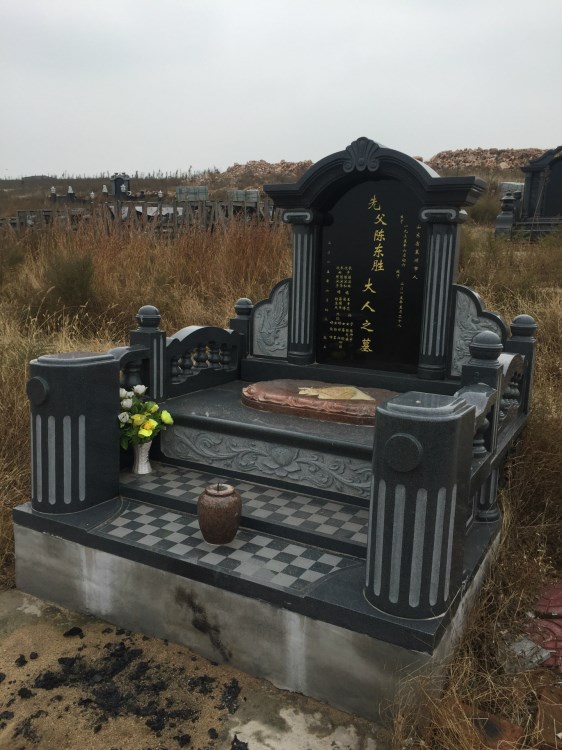 永丰工艺品 厂家供应 花岗岩公墓墓碑 高档中式墓碑