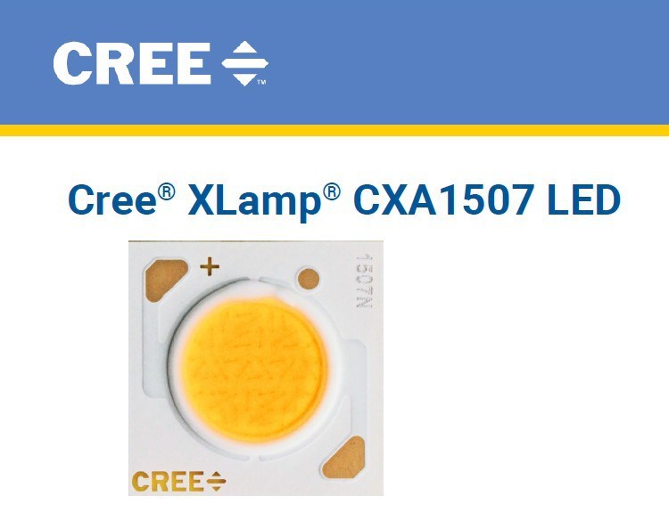 现货科锐cree cob led光源cxa1507 15w大功率灯珠高显指高亮度