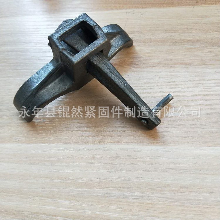 建筑铸铁蝴蝶扣 卡钢筋蝴蝶扣平板扣 钢筋锁紧器