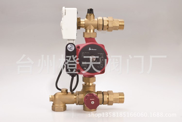 温阀预混中心 采暖混水系统 地暖混水温控中心 混水