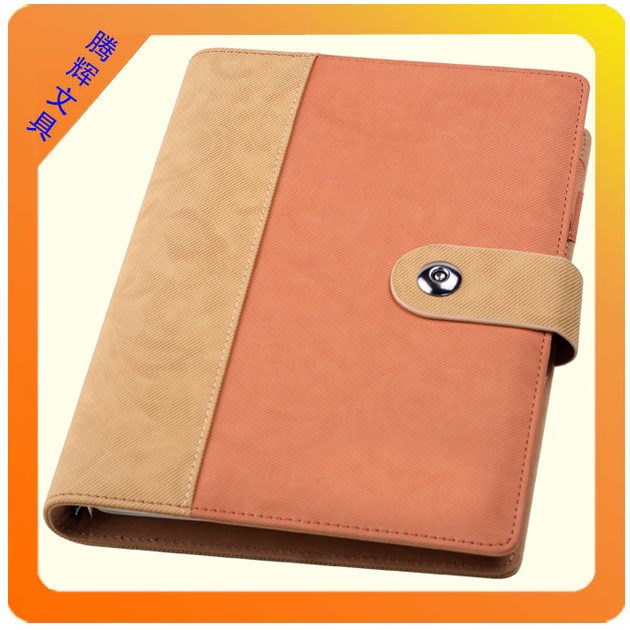 手工双合记事本 英文版记事本 记录本活页本 会