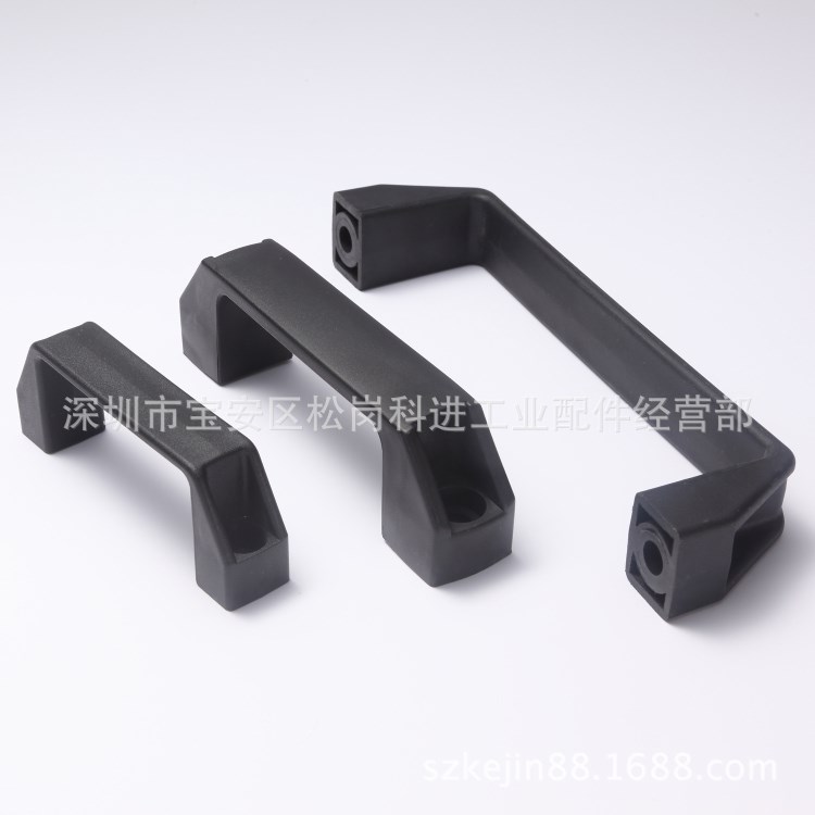 铝型材配件门把手/工程塑胶拉手/门框把手塑胶材质提手/取手