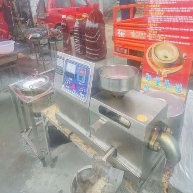 小型商用全自动车载流动榨油机 可流动售卖榨芝麻香油