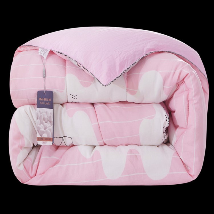 水洗棉被子工厂批发加厚保暖冬被全棉被芯 学