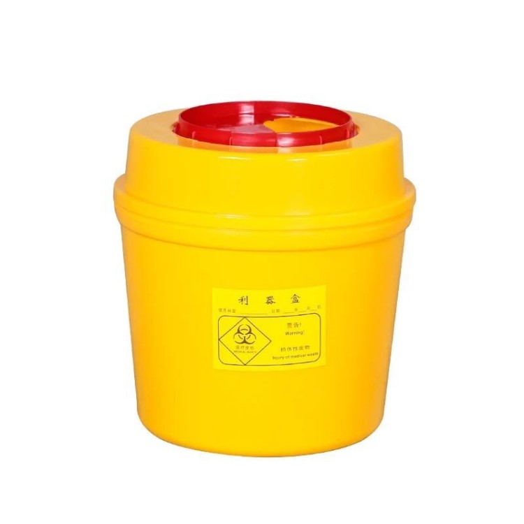 医疗利器盒锐器盒黄色圆形方形加厚一次性塑料利器盒