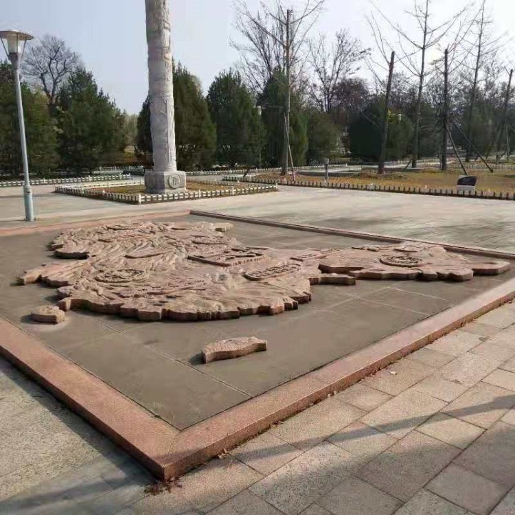 【电脑v电脑】祥鲁石业设计制作浮雕景区壁画浮雕绘制线路板图片
