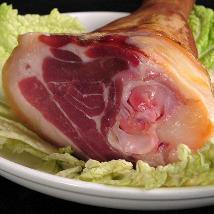 【云南宣威市】云南宣威农家火腿 带皮带骨火腿脚 火腿肘子 火腿脚
