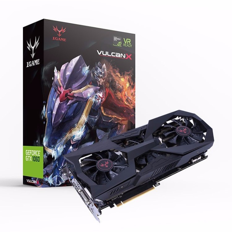 七彩虹igame gtx1060vulcan x oc 6g台式机电脑游戏