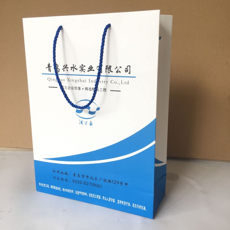 纸袋手提袋定制 白卡纸印刷制作礼品服装袋子印logo厂家定做