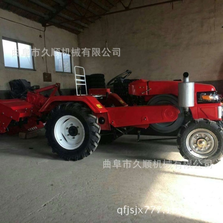 单缸两驱四轮拖拉机 农用大马力拖拉机 家用小型四轮