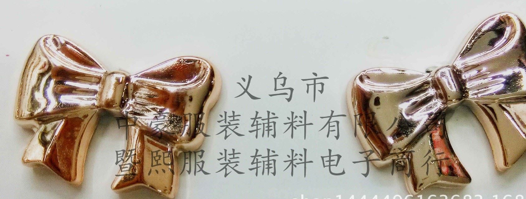 廠家直銷 鍍金 蝴蝶結(jié) 金色蝴蝶結(jié) 鞋花配件DIY配件批發(fā)示例圖4