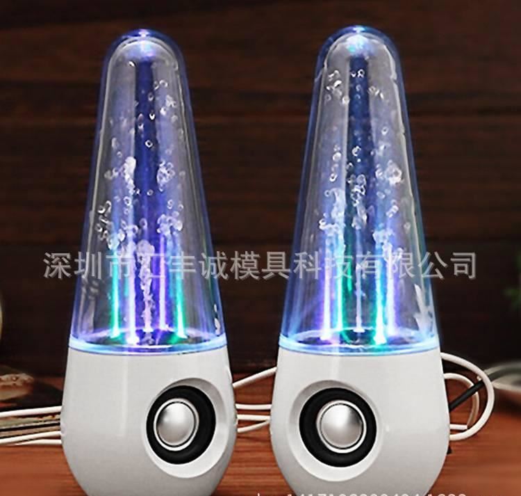 爆款 水舞噴泉 噴水音箱 電腦對(duì)箱 不倒翁頭水舞音箱電腦音箱示例圖1