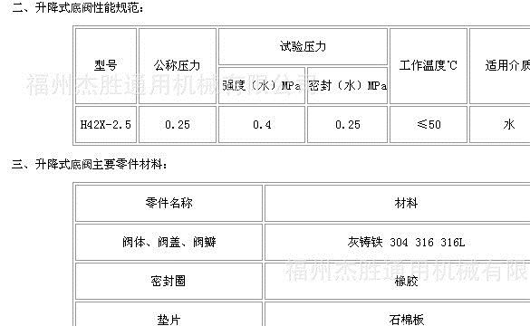 厂家供应铸铁底阀DN600法兰底阀碳钢底阀球墨底阀单向逆止阀示例图3