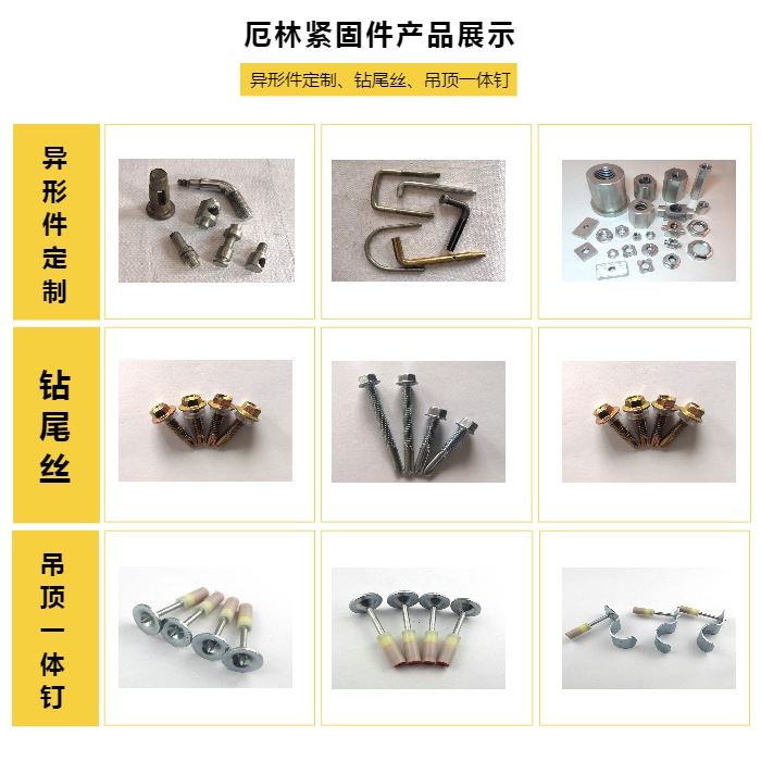 厄林 地腳絲 預埋絲 方頭圓螺絲 異形螺絲 異型絲 銷子 帶孔螺絲 鋼結(jié)構(gòu)螺絲示例圖2