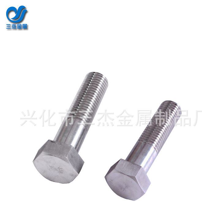 不銹鋼外六角螺栓 不銹鋼六角螺絲 不銹鋼螺栓加工 緊固件定制示例圖4