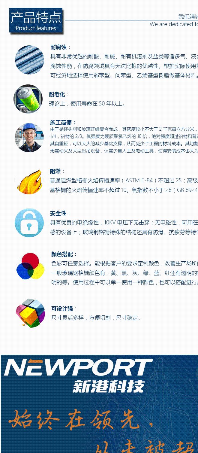 玻璃钢格栅盖板玻璃钢盖板洗车格栅玻璃钢格栅示例图10