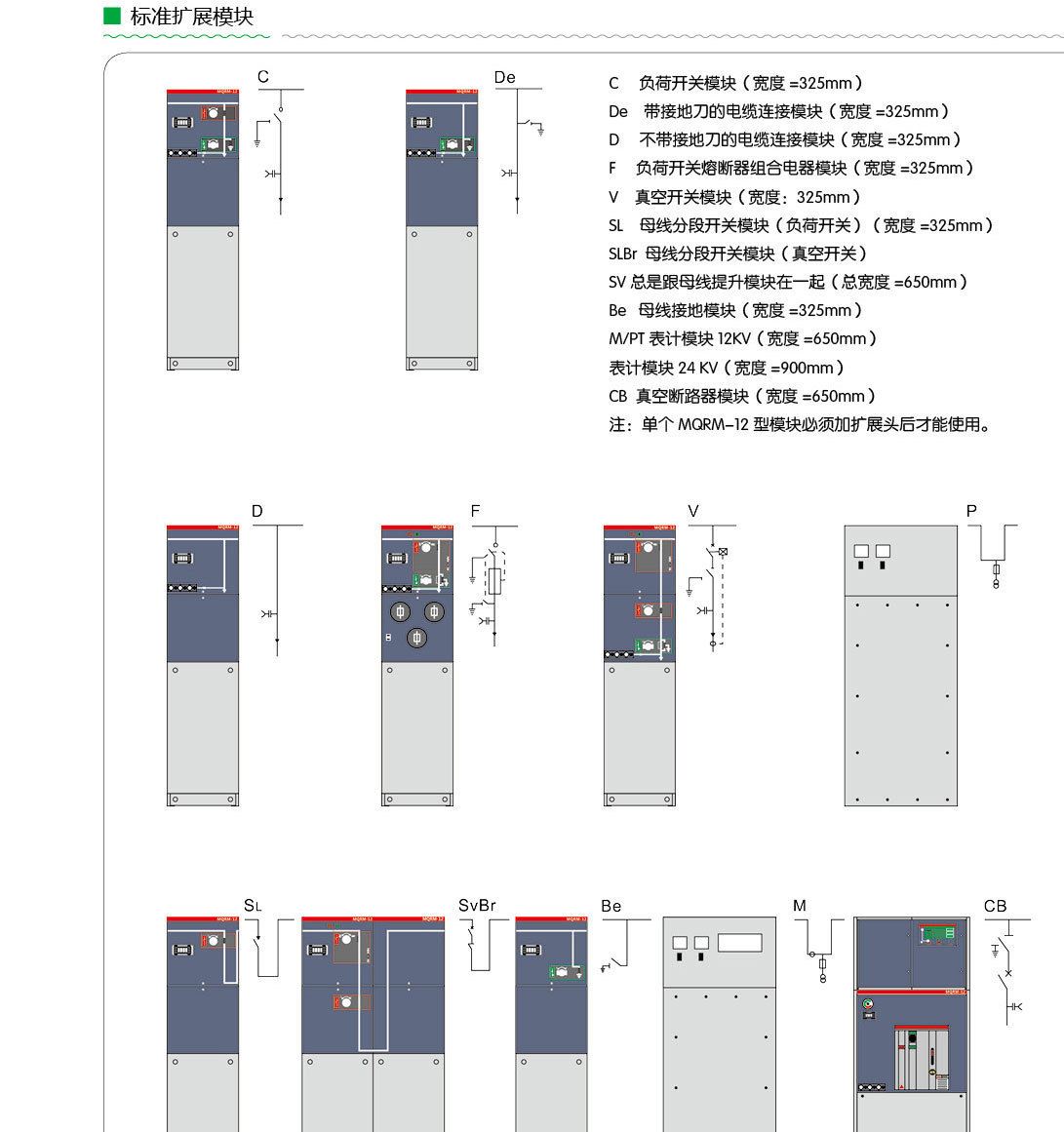 銘祺電氣 MQRM-12 全封閉環(huán)網開關設備 SF6充氣柜 高壓配電柜示例圖13