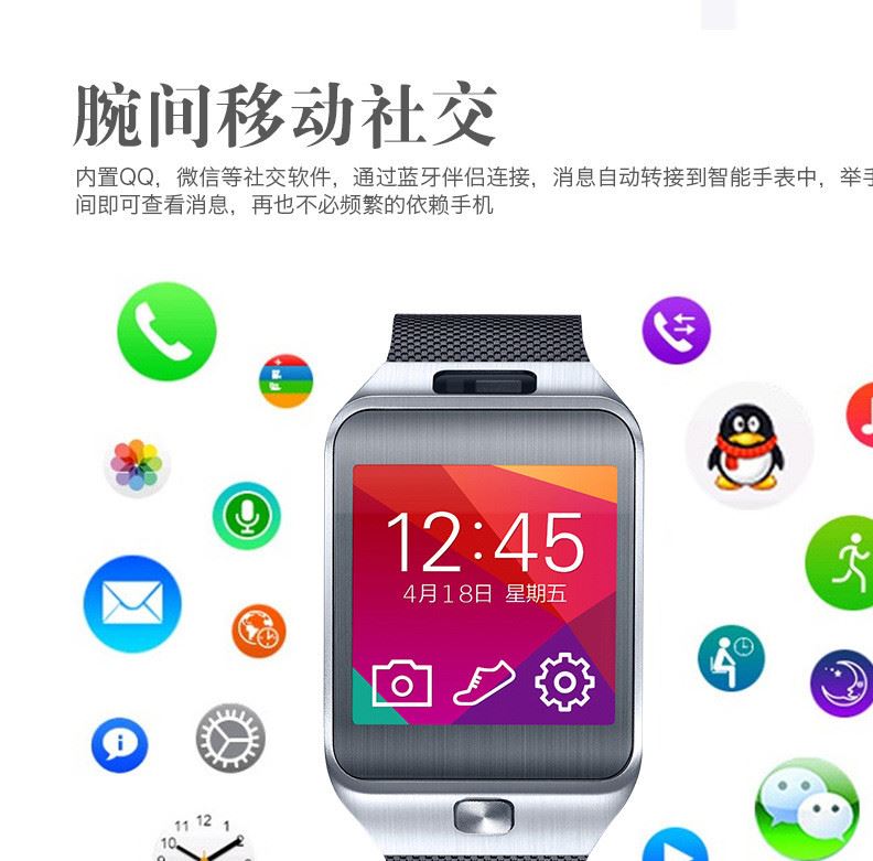 索信X96智能手表可插卡通話觸屏智能穿戴設(shè)備 Smart Watch示例圖28