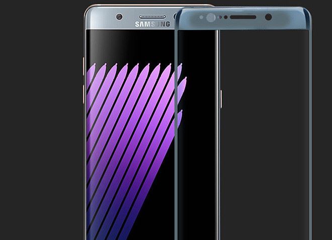 kuzoom 三星S7 S7Edge 丝印曲面全屏覆盖透明钢化膜一件代发示例图4