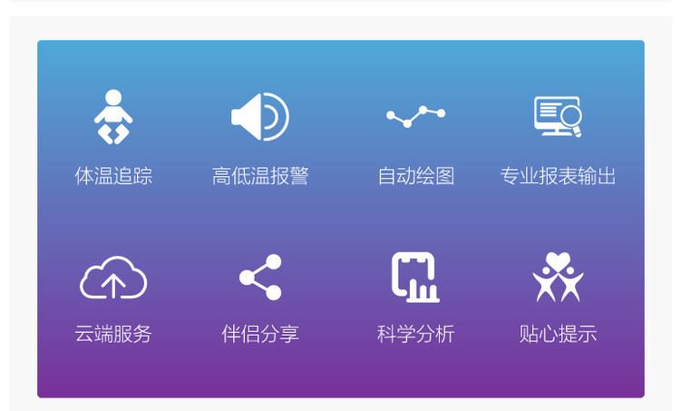 感之度  嬰幼兒童寶寶智能雙藍牙智能體溫計 連續檢測體溫貼示例圖2