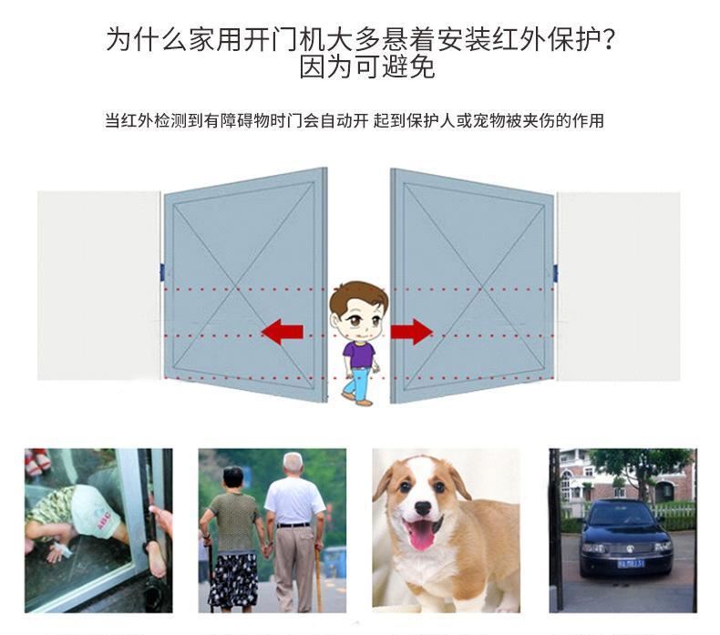 廠家熱銷 無刷自動別墅平移門電機(jī) 智能感應(yīng)車庫平移門電機(jī)示例圖17