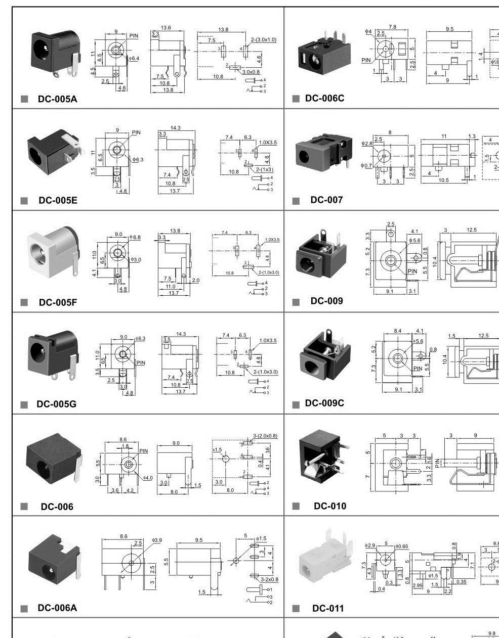 廠家直銷 電源插座 DC022音頻插座5.5*2.1DC電源插座 推廣示例圖3