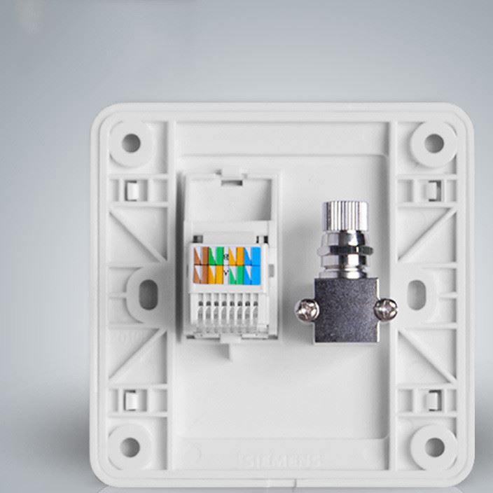 西門(mén)子5TG0 116-1CC1兩位電視電腦插座 遠(yuǎn)景雅白86型開(kāi)關(guān)插座面板示例圖3