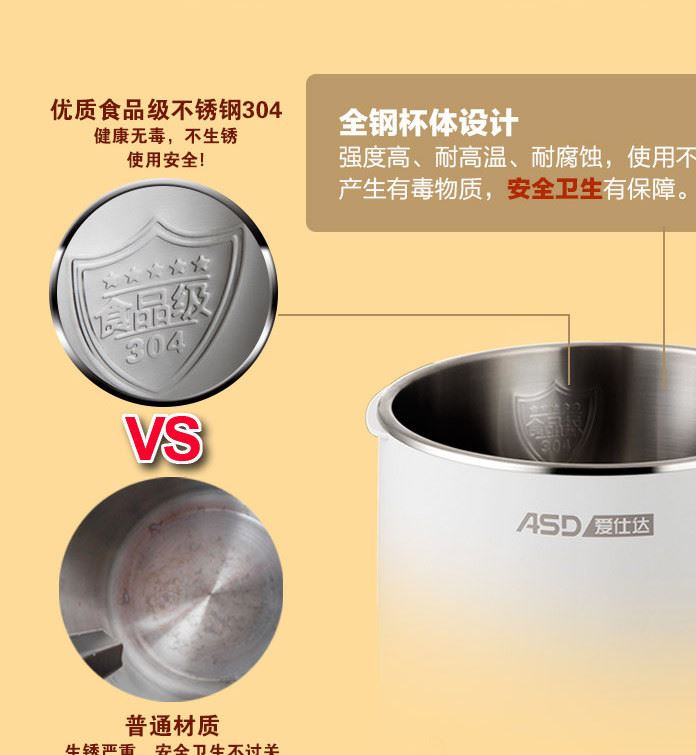 廠家直銷節(jié)日禮品多功能豆?jié){機家用全自動現磨豆?jié){機雙層保溫示例圖11