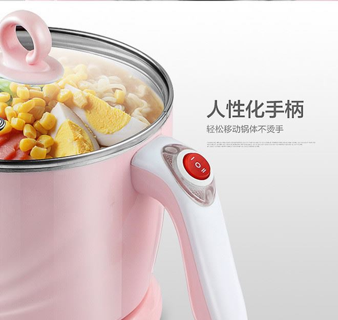304不銹鋼多功能電煮鍋學生宿舍寢室小電鍋電火鍋電熱杯迷你示例圖20