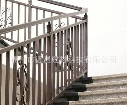 定制加工鋅鋼組合式樓梯扶手 室內(nèi)室外樓梯扶手示例圖6