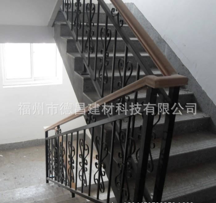 定制加工鋅鋼組合式樓梯扶手 室內(nèi)室外樓梯扶手示例圖7