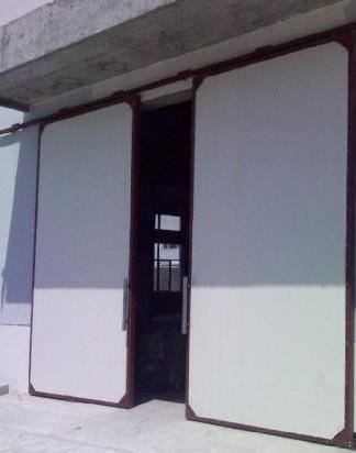 夾芯板 鋼制 工業 大型推拉門示例圖6