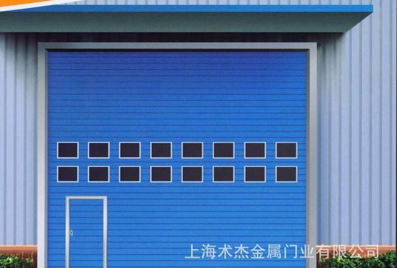 提升 滑升 工業(yè)自動(dòng) 抗風(fēng) 防火  廠房  大門 金屬門示例圖3