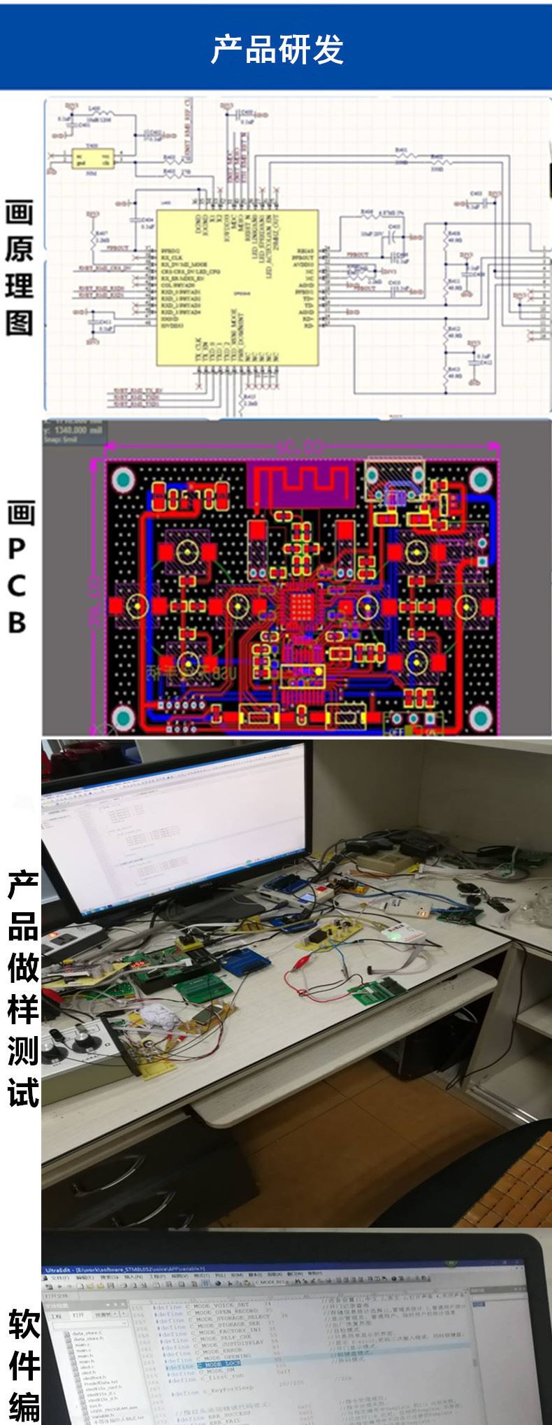 硬件开发设计/PCB定制/单片机程序代写 项目开发  软硬件定制控制示例图6