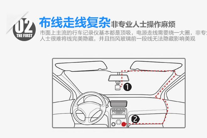 汽車行車記錄儀1080p 無(wú)線無(wú)屏wifi 高清迷你廣角 手機(jī)遠(yuǎn)程監(jiān)看示例圖7