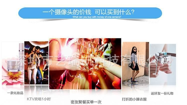 WIFI監控攝像頭 嬰兒監視器   網絡監控頭插卡示例圖6