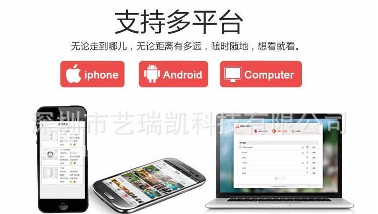WIFI監控攝像頭 嬰兒監視器   網絡監控頭插卡示例圖11
