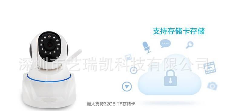WIFI監控攝像頭 嬰兒監視器   網絡監控頭插卡示例圖14