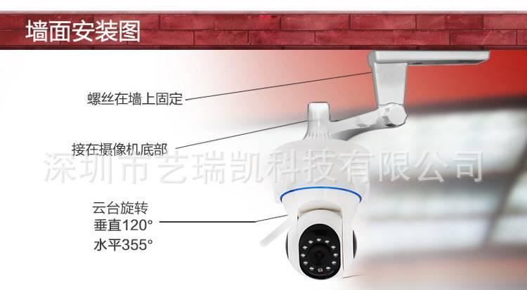 WIFI監控攝像頭 嬰兒監視器   網絡監控頭插卡示例圖24
