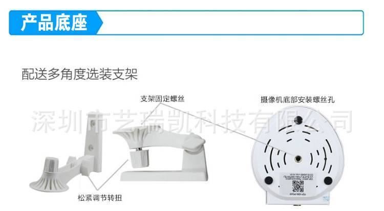 WIFI監控攝像頭 嬰兒監視器   網絡監控頭插卡示例圖25