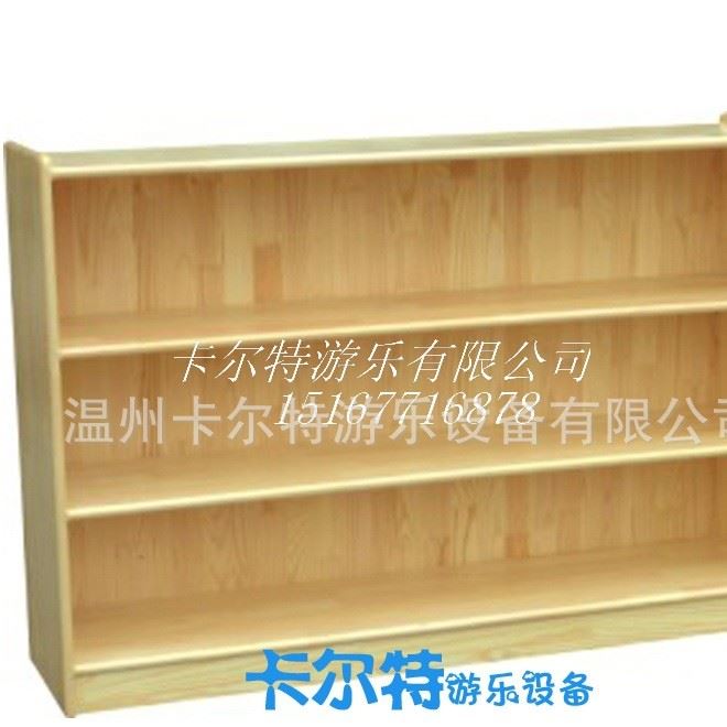 幼兒園用品-幼兒書柜-兒童玩具架-原木玩具柜示例圖2