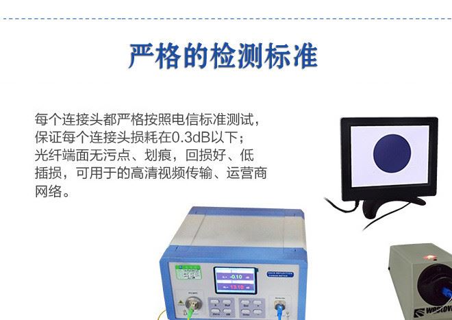 OM3鎧3米裝3萬兆多模雙芯跳線LC-LC3M10M15M20M30M光纖跳線尾纖示例圖4