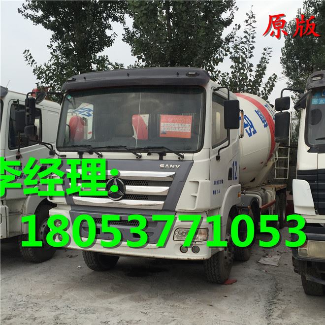 二手混凝土攪拌運輸車 二手歐曼水泥攪拌車8,10,12,14方.水泥罐車示例圖1