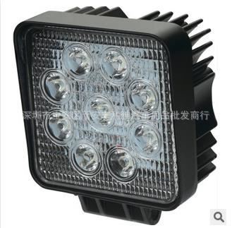 LED工作燈 LED越野射燈 27W 工程照明 檢修燈 汽車改裝燈示例圖1