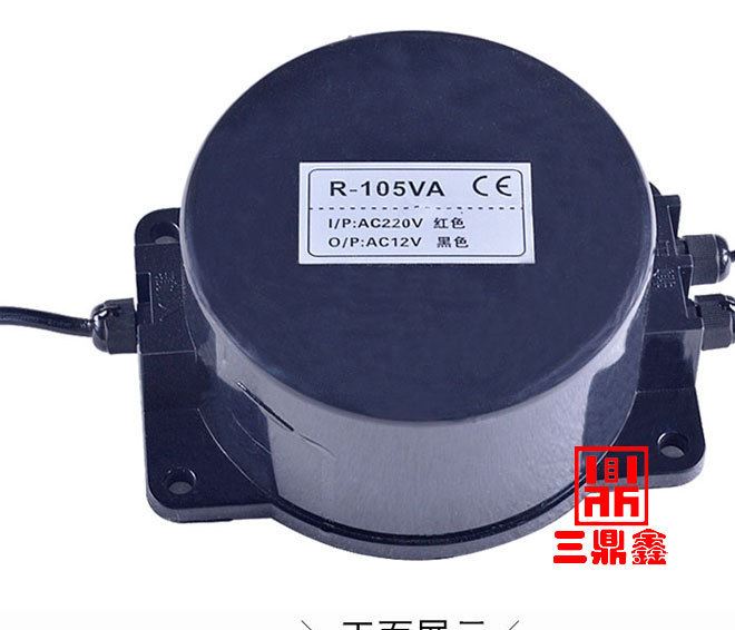 LED地埋燈水底燈戶外燈具400W220V轉(zhuǎn)12V/24V變壓器防水降壓器交流示例圖5