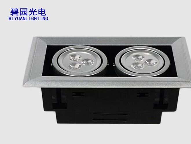 工廠批發(fā)直銷高品質(zhì)雙頭2*3W/2*4W/2*5W/2*7WLED格珊燈示例圖4