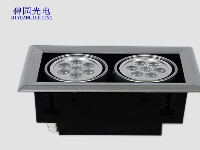 工廠批發(fā)直銷高品質(zhì)雙頭2*3W/2*4W/2*5W/2*7WLED格珊燈示例圖9