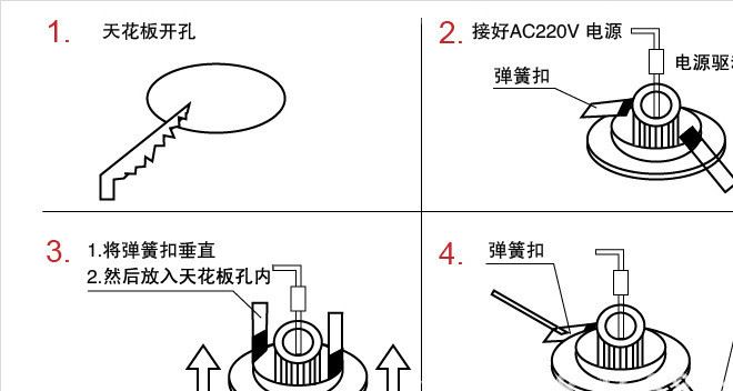 led射灯3w5w7w9w12w15W18W24w天花灯背景墙灯节能灯具开孔70mm示例图5